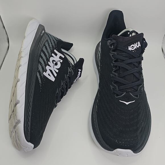 Hoka One One Mach 5 Black Castlerock Mens 9D Running Shoes Sneakers - Picture 2 of 8